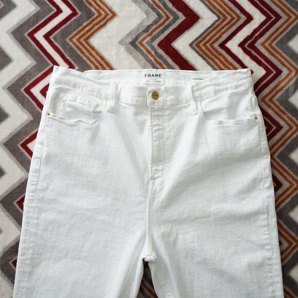 Frame Women's Ali High Rise Cigarette Skinny Jeans Size 34 - Picture 3 of 6